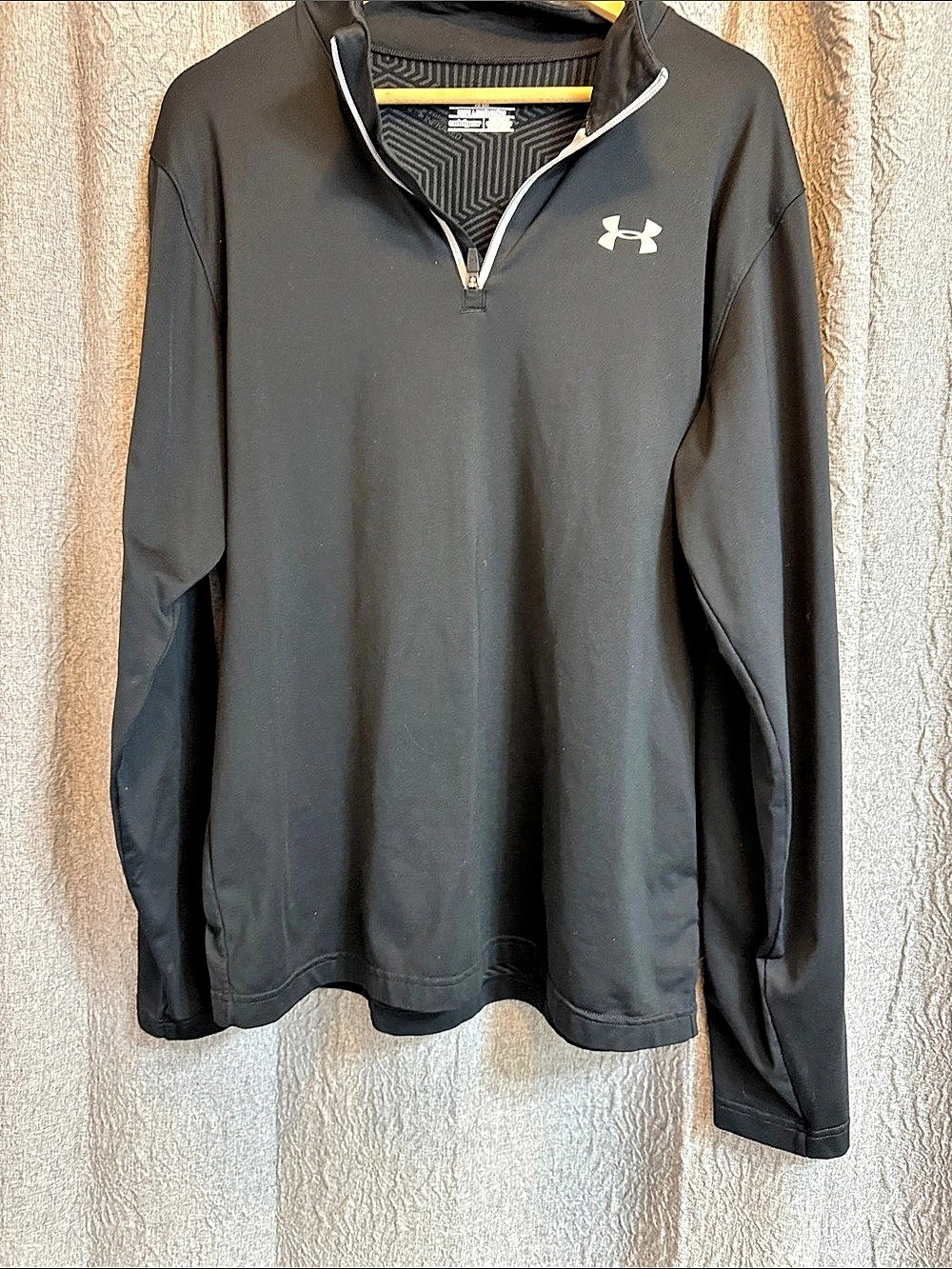 Under Armour ColdGear Infrared 1/2 Zip Pullover Black XL